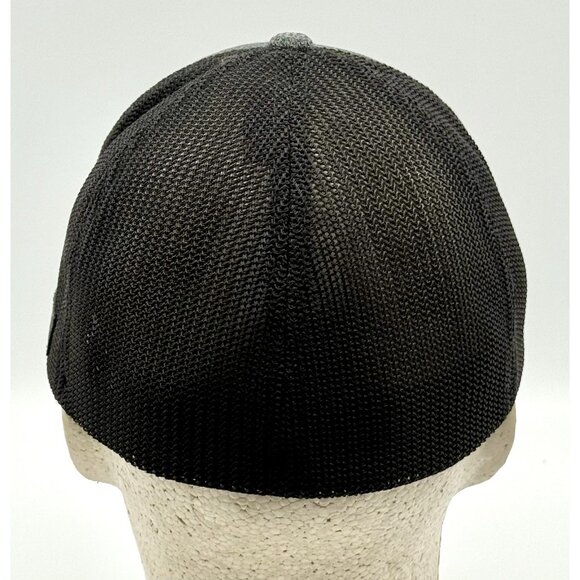 Columbia Hat Tree Flag Mesh Cap FlexFit High-Crown Gray Black Size  L / XL - Picture 4 of 5